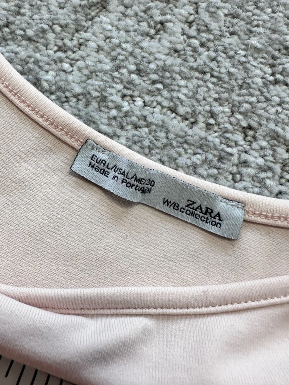 Zara Pale Pink Camisole Spaghetti Strap Slim Fit Layering Tank Size Large - Picture 4 of 6